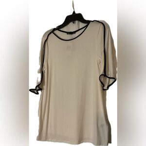 CABLE & GAUGE—off-white women’s top👚